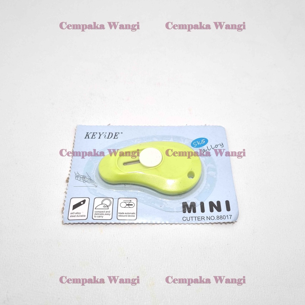 

cutter pastel small - peralatan kantor pisau kertas alat pembuka paket