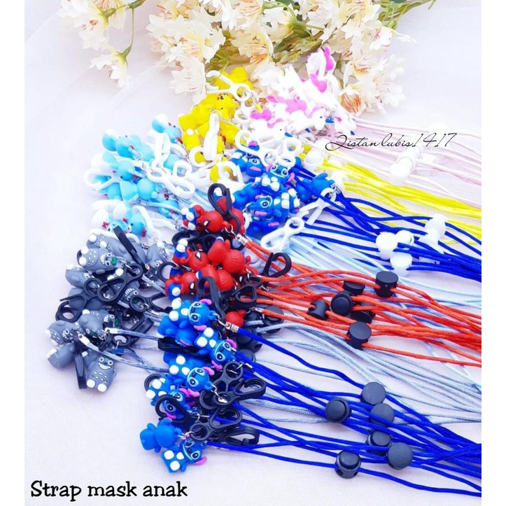 Strap masker anak 2 bandul beli 10 free 2