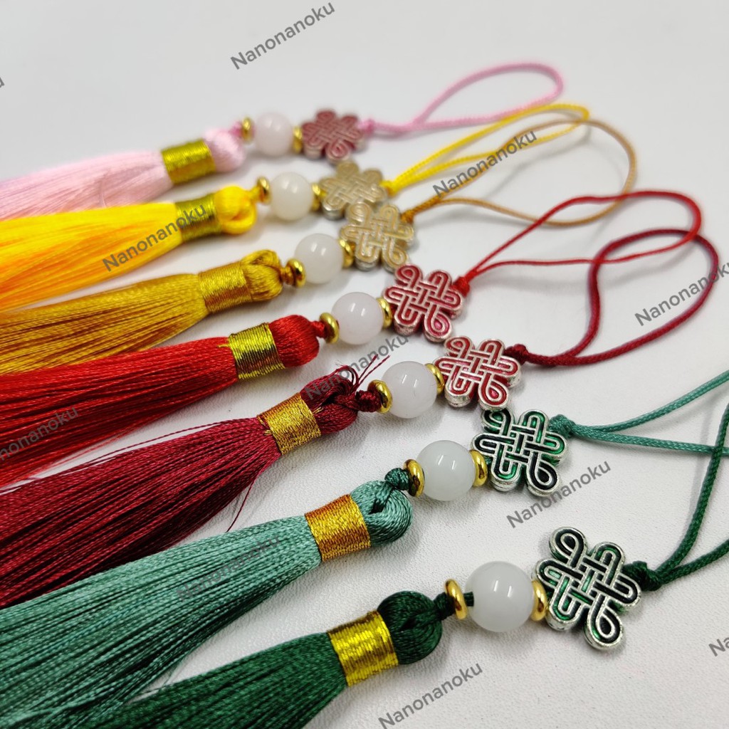 Tasel Rumbai Fantasi Plat Bunga Warna Tassel Bahan Craft Hampers Tasbih