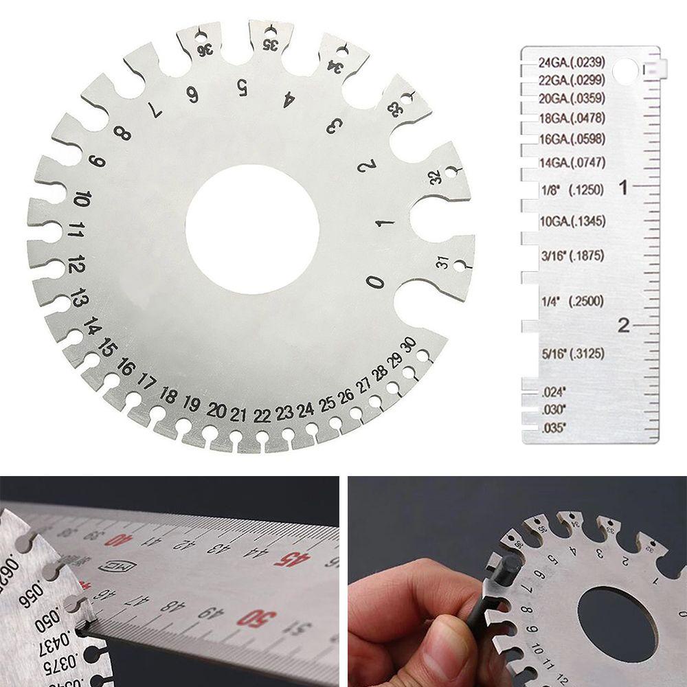 Solighter Thickness Measuring Gauge Alat Ukur Bahan Stainless Steel Untuk Kawat Non ferrous Dan Metal Round Diameter Gage