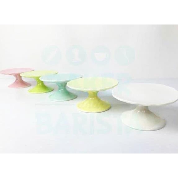 Ceramic Mini Cake Stand 1pcs / mini cake display / cupcake stand bakernbar99 Segera Dapatkan