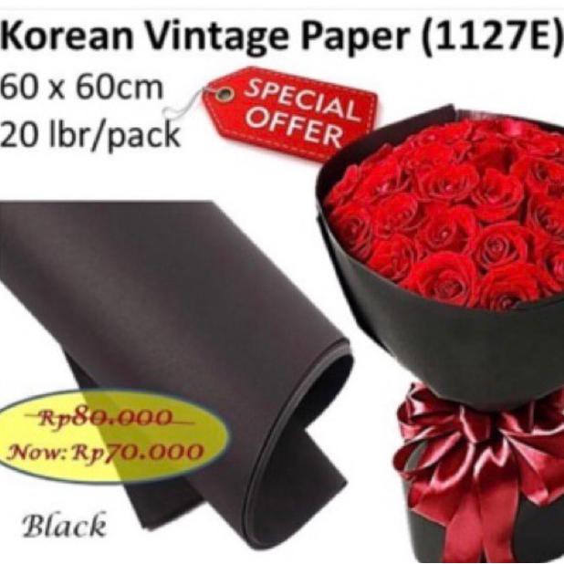 

Hc Korea Vintage Paper Kertas Bunga Florist Wrapping Barang Florist Patio789