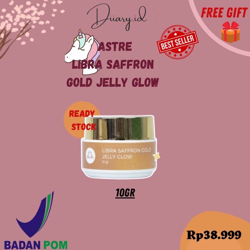 [Ready] Astre Libra Saffron Gold Jelly Glow bpom