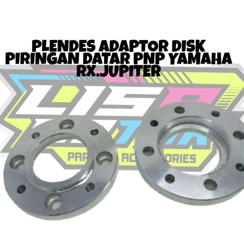 Adaptor Plendes Piringan Cakram Depan Datar YAMAHA RX KING RXK RXS JUPITER Z FIZ