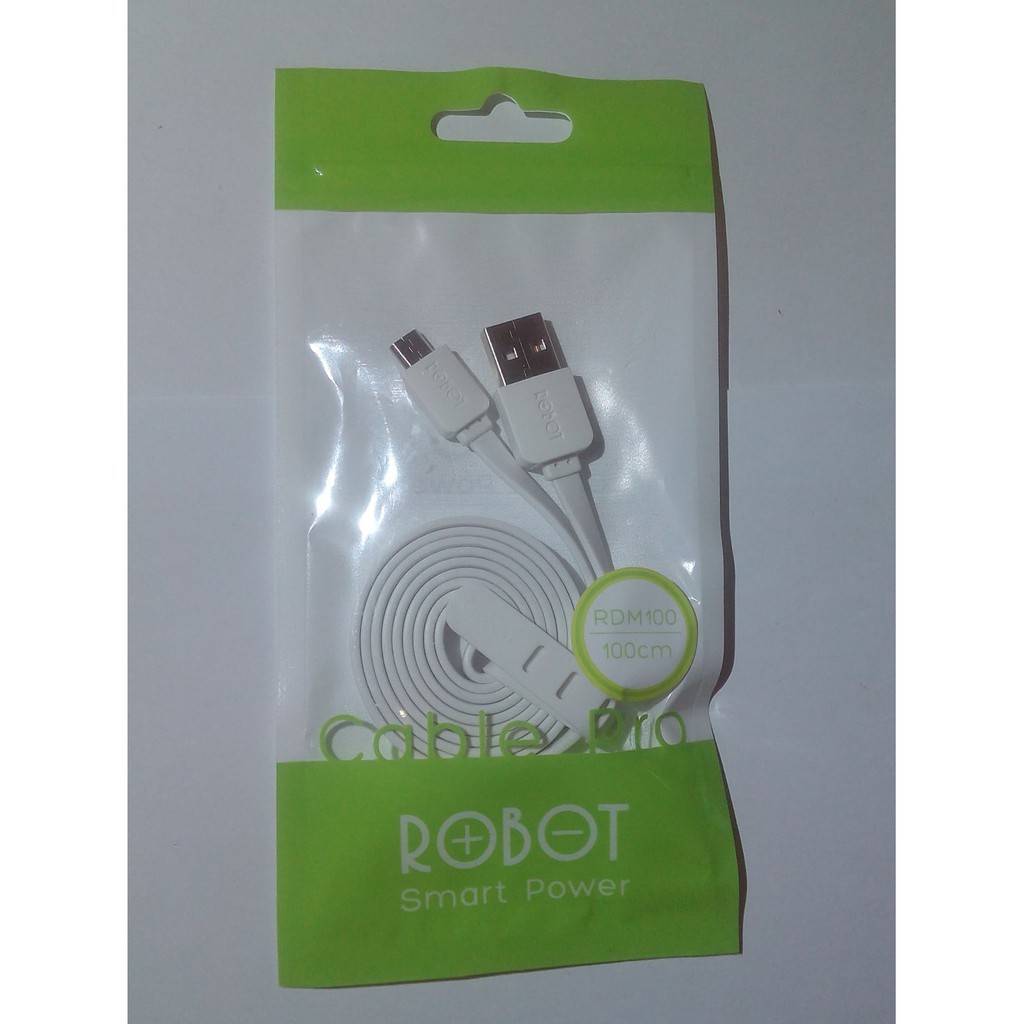 ROBOT RDM-100S ORIGINAL Kabel Data Micro USB 100 CM GARANSI