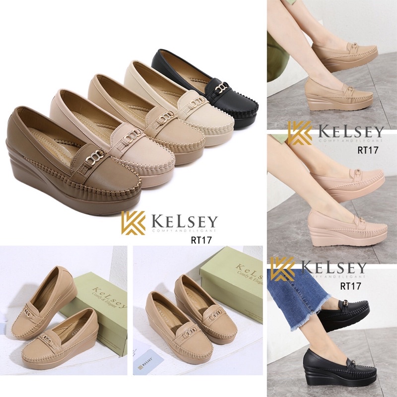 Kelsey Sepatu Wedges Wanita 6,5cm  Import RT17
