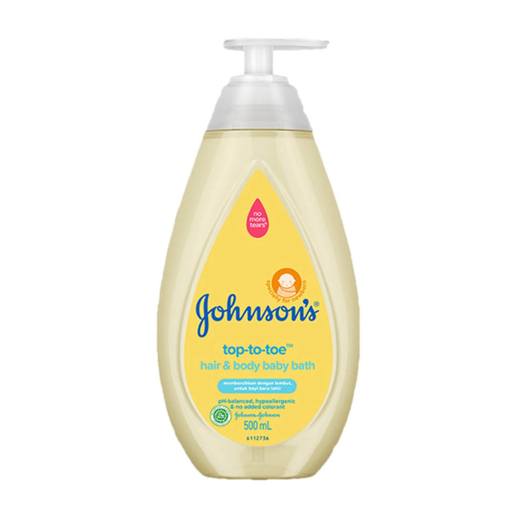 Johnson's Top-To-Toe Hair &amp; Body Baby Bath 500ml