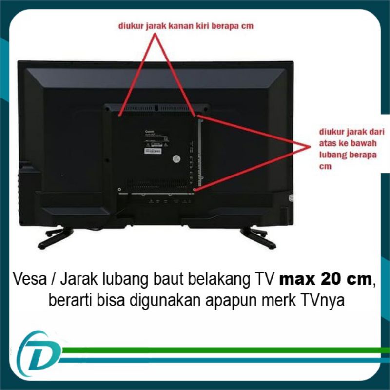 Bracket LCD/LED 14-42 &amp; 32-60inch