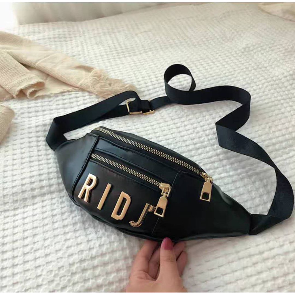 BJ31061 - BLACK/PINK/WHITE - TAS SLINGBAG WAISTBAG SLEMPANG PINGGANG SALE IMPORT BAGSTORE JAKARTA TERMURAH TERLARIS LT1061 GT1614