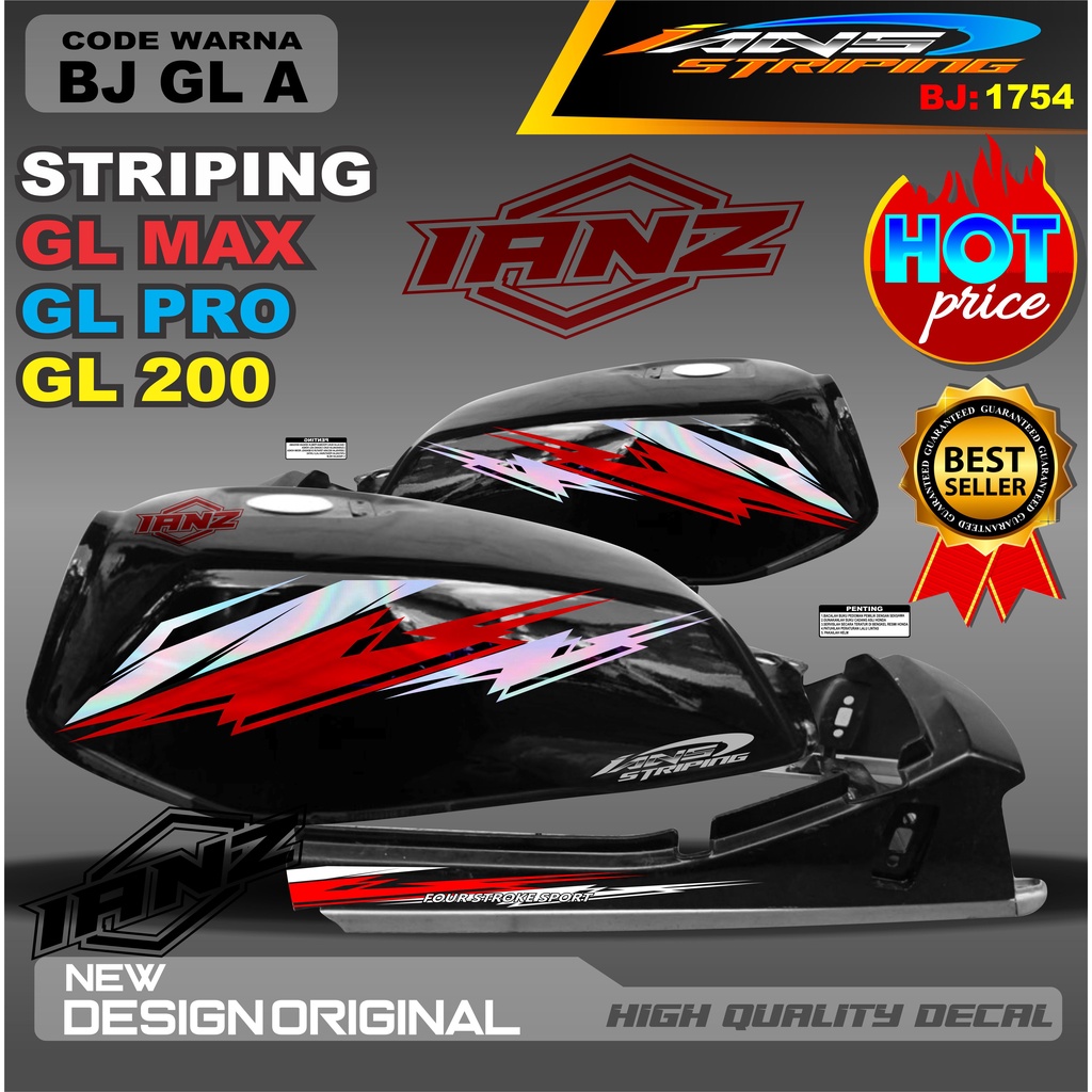 PROMO STRIPING HOLOGRAM GL PRO /  STIKER GL MAX VARIASI HOLOGRAM / STIKER HOLOGRAM