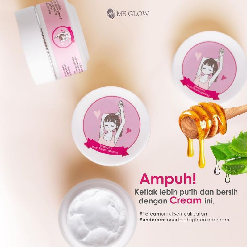 MS GLOW UNDERARM INNER LIGHTENING CREAM / UNDERARM MS GLOW / MS GLOW
