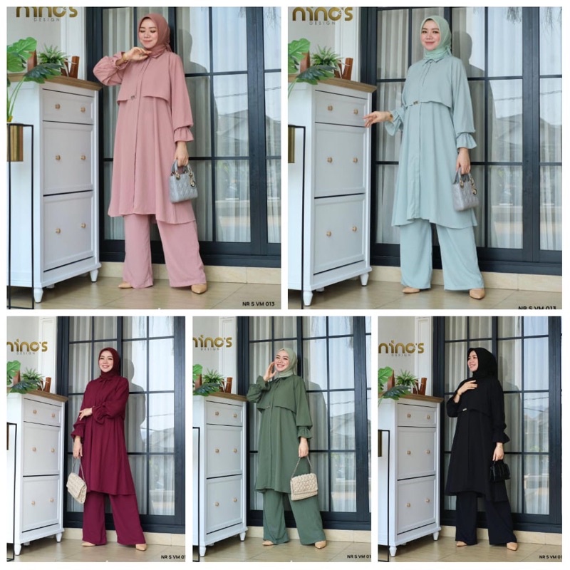 Setcel Tunic Dan Celana By NINOS DESIGN