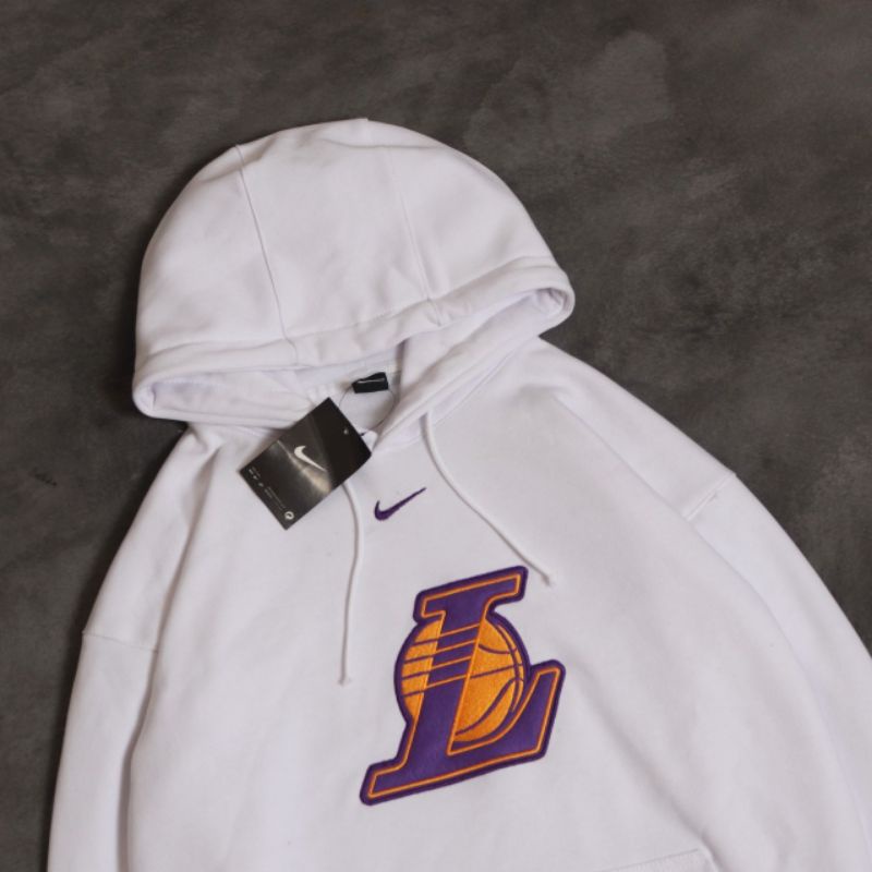 JAKET HOODIE SWEATER NIKE x LAKERS FULLTAG &amp; LABEL