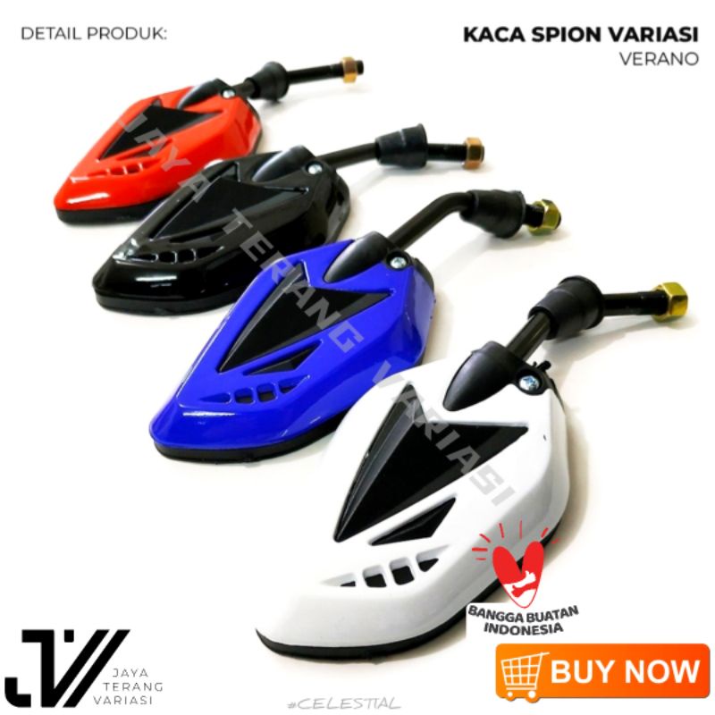 Spion Panah VERANO / spion motor / spion honda / spion yamaha / spion pcx /spion mini honda / spion beat /spion vario