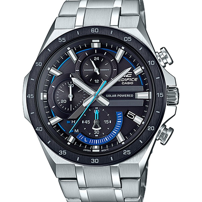 GROSIR Jam Tangan Pria Casio Edifice Solar Power EQS-920DB-1B Original