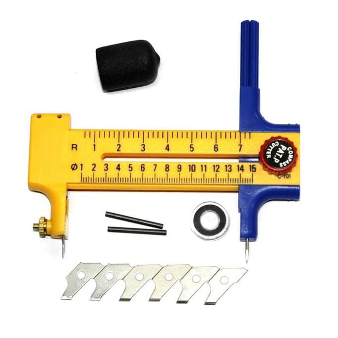 

ITERBATASl Compass Cutter/Circle Cutter/Pisau Pemotong Lingkaran 9Sea Model 508