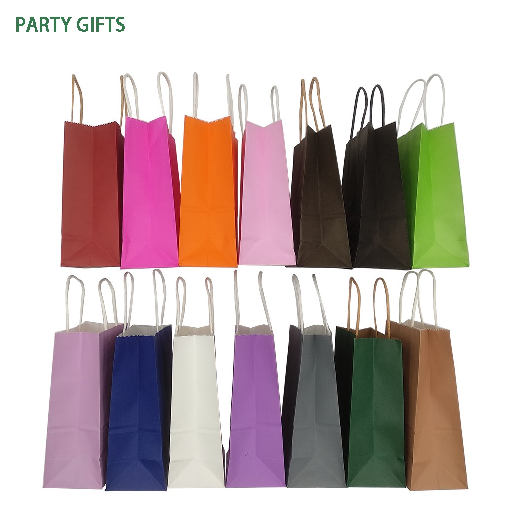 Kantong tas kertas paper gift bag  unik dengan warna  warni  