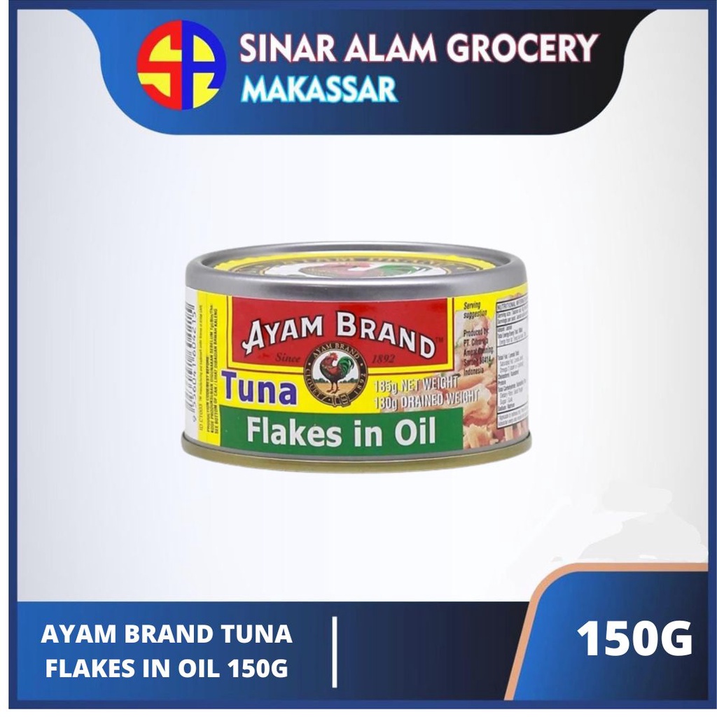 

Ayam Brand Tuna Flakes in oil 150g