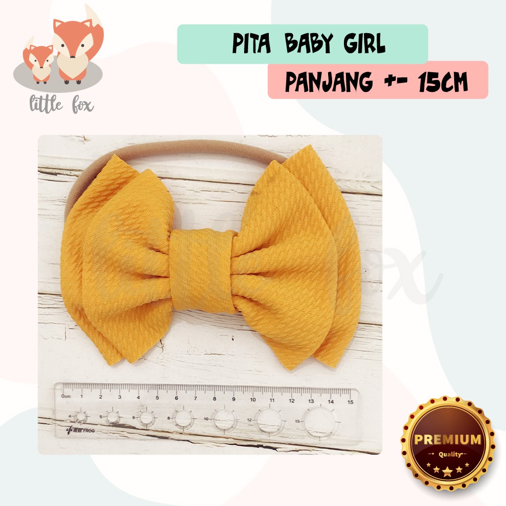 [ IMPORT] Pita Headband / Aksesoris Kepala Bayi / Bando Anak / Baby Girl