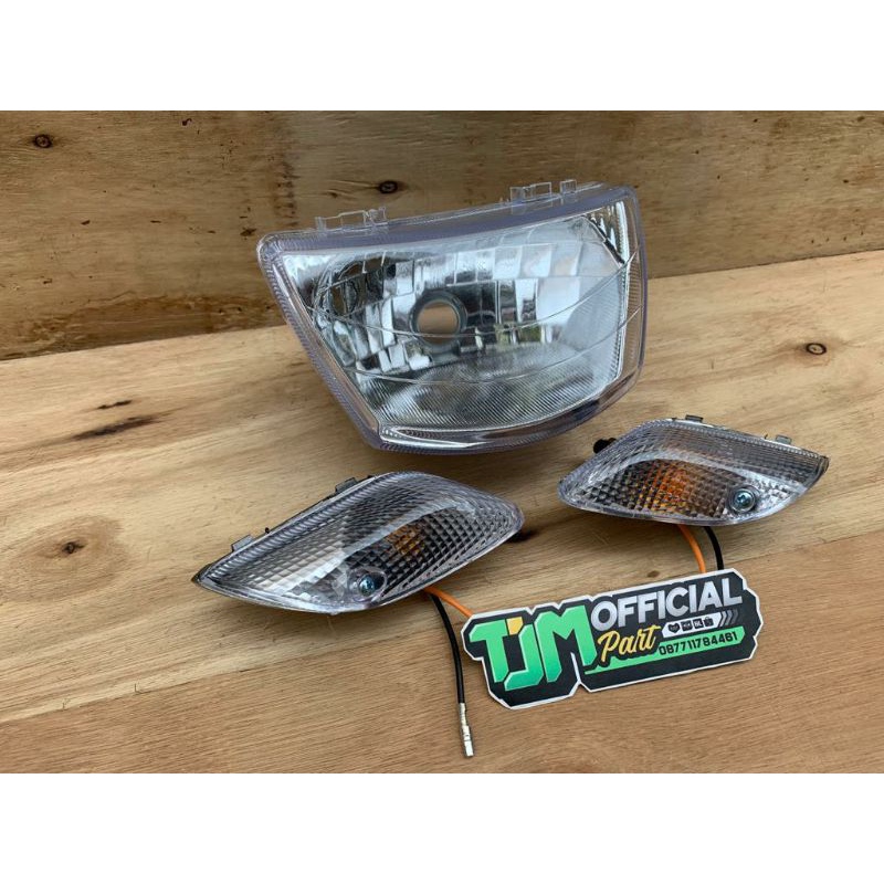 paket lampu depan yamaha fiz fizr vega r lama lampu depan set sein fiz fizr vega r lama