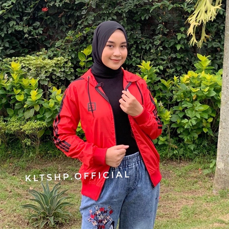 PARASUT JACKET MERAH