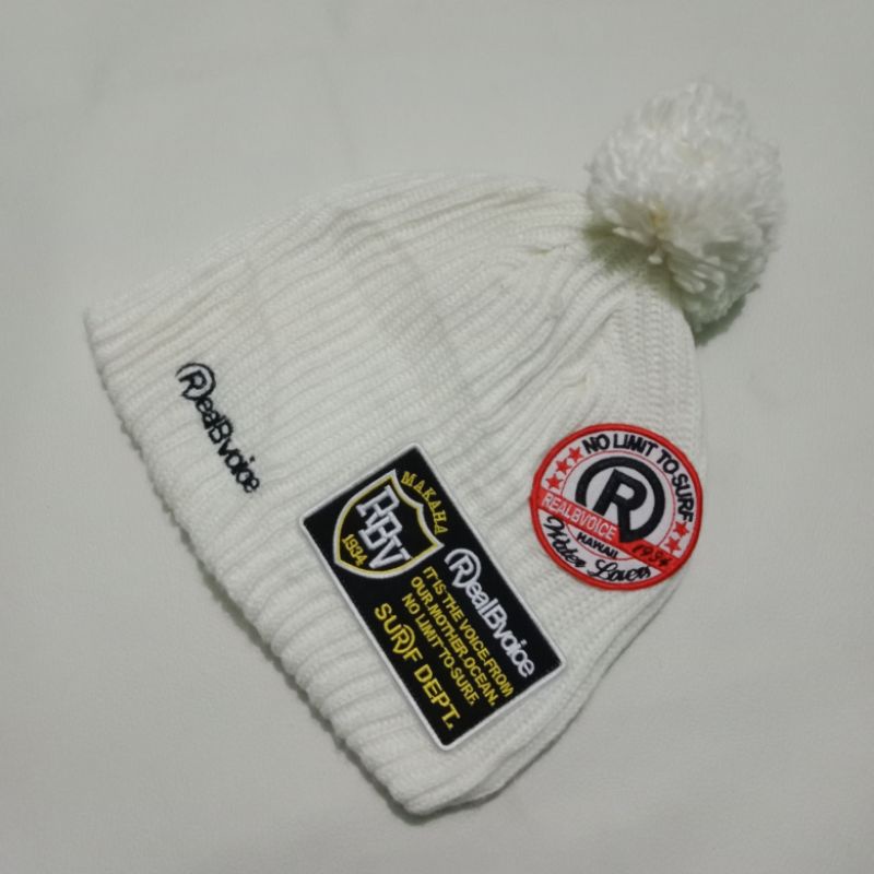 beanie hat kupluk realbvoice second bekas preloved