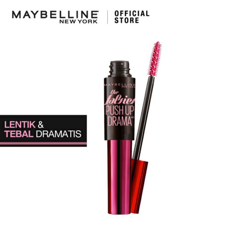 MAYBELLINE Push Up Drama Waterproof Mascara - Mascara Maybelline , Maskara Maybelline