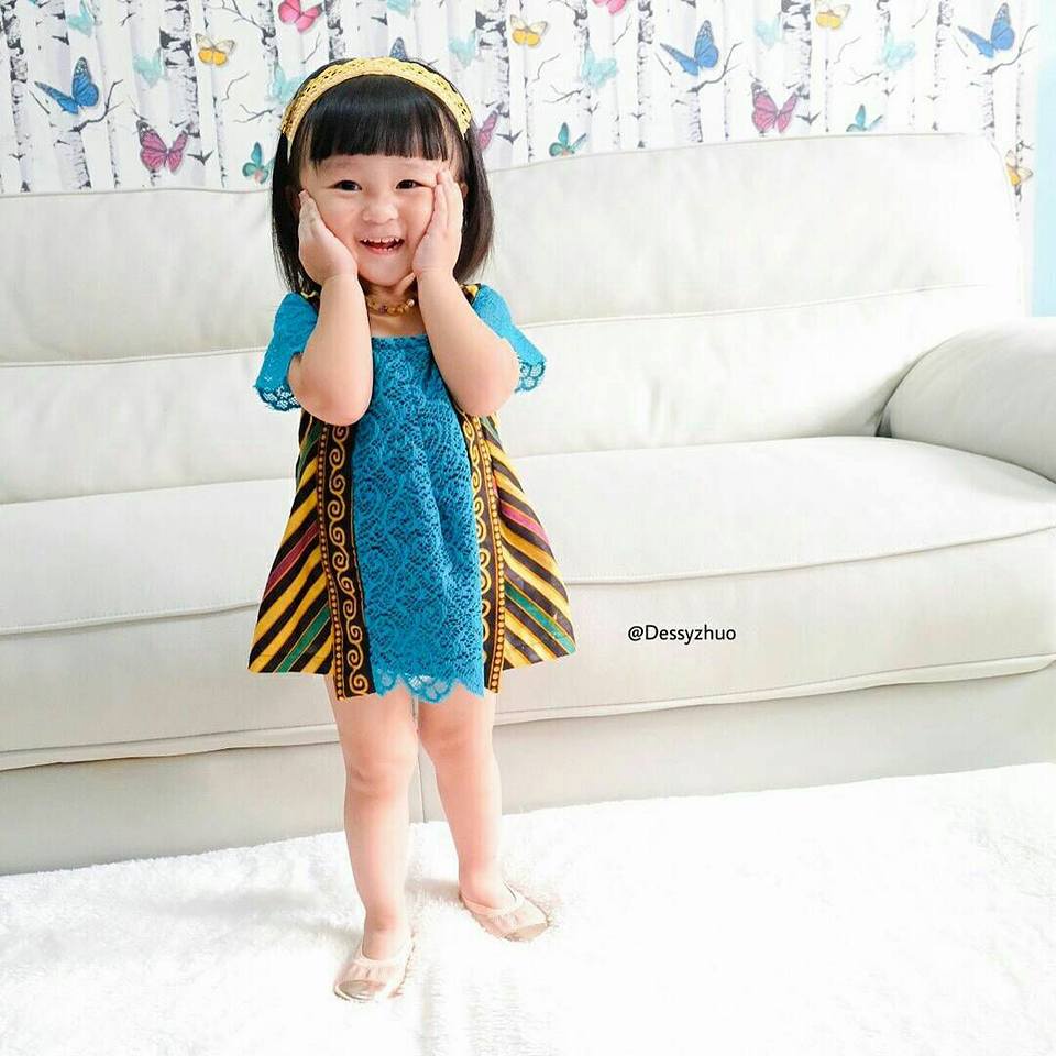 Dress Gayatri Anak Unik/Gaun Anak/Dress Anak