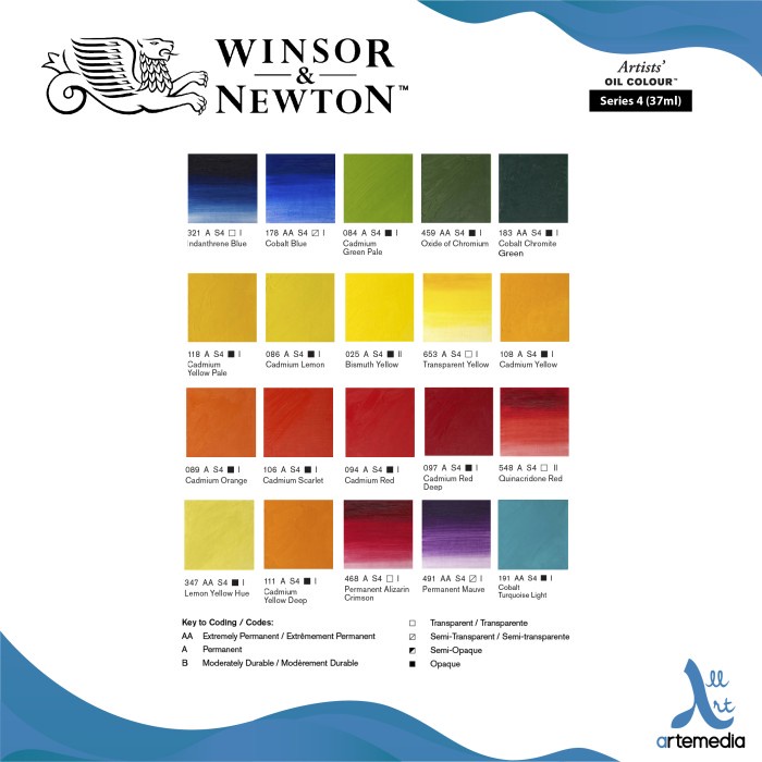 

Terbatas Cat Minyak Winsor & Newton Artists 37Ml Series 4 Oil Color Paint Diskon