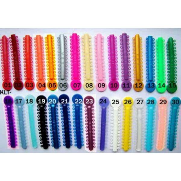 Karet Behel Motif Power O Creative Cina 1 Pak isi 40 Tebal Kuat Kotak Polos-1