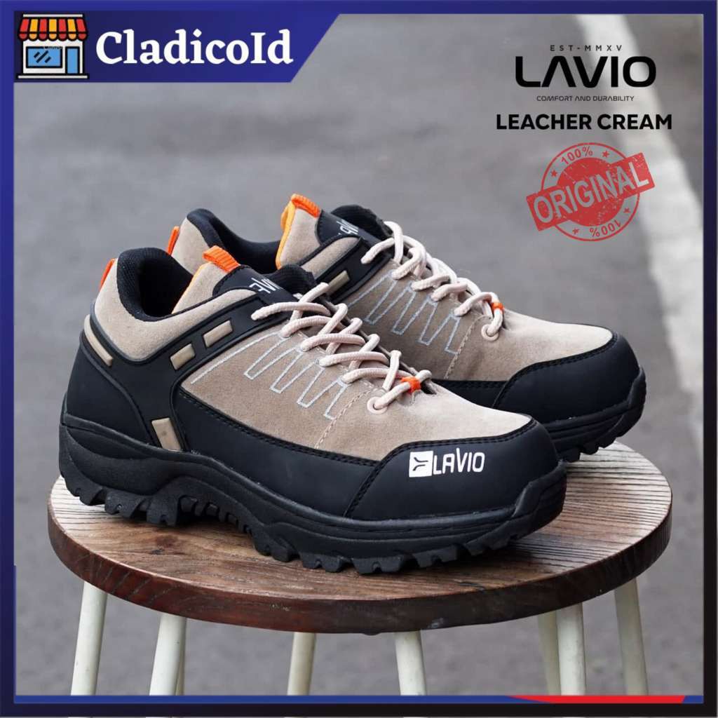 SEPATU SAFETY PRIA BOOT UJUNG BESI KERJA LAPANGAN PROYEK LAVIO LEACHER ORIGINAL HIKING MENDAKI GUNUNG OUTDOOR SEFTY SHOES WORK ADVANTURE OLAH RAGA RUNNING