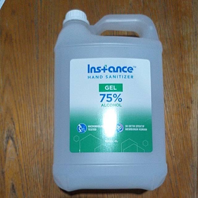 Instance hand sanitaizer gel 4 liter PROMO