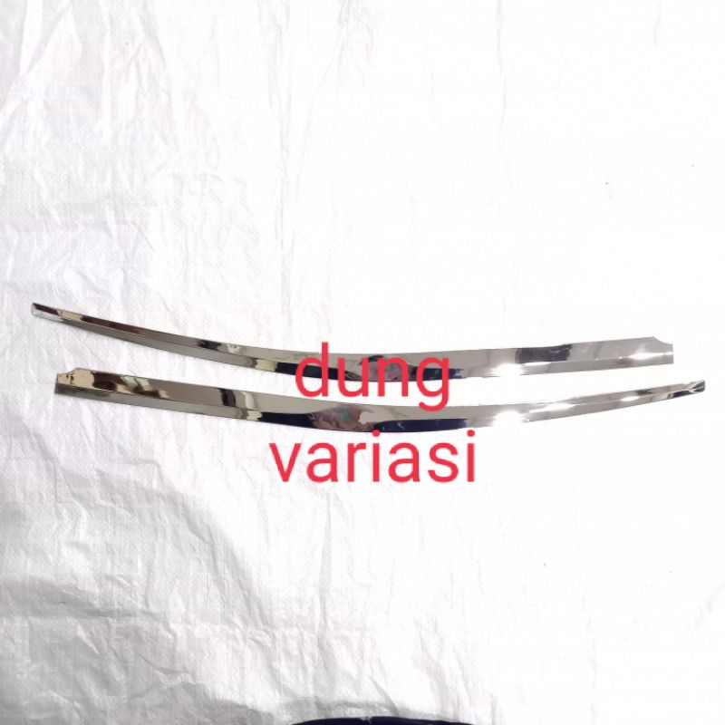 list kaca belakang Avanza Xenia Veloz 2022 chrome