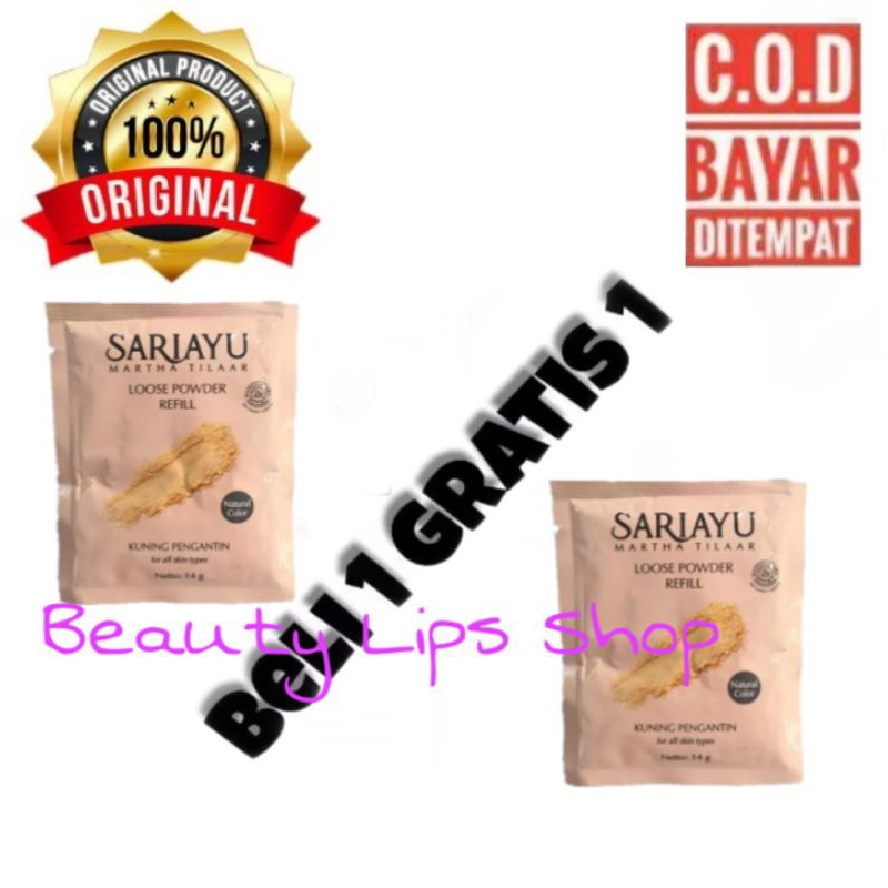 SARIAYU BEDAK TABUR(LOOSE POWDER) Kuning Langsat