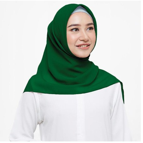 HIJAB SEGI EMPAT VOAL PREMIUM MOTIF POLOS JILBAB BUKAN JUMBO WATERPROOF UMAMA MIRACLE MURAH KEKINIAN