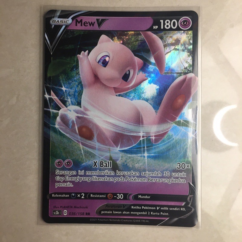 kartu Pokemon,Mew v RR