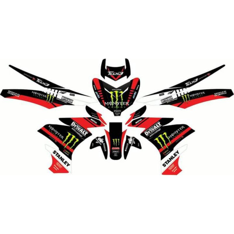 sticker decal MX king / decal motor mx king / stiker motor MX king