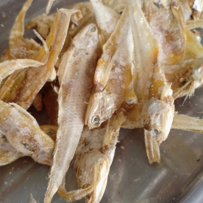 

Vs201Vv Ikan Asin Bulu Ayam Murah Per 250Gram Dscscv