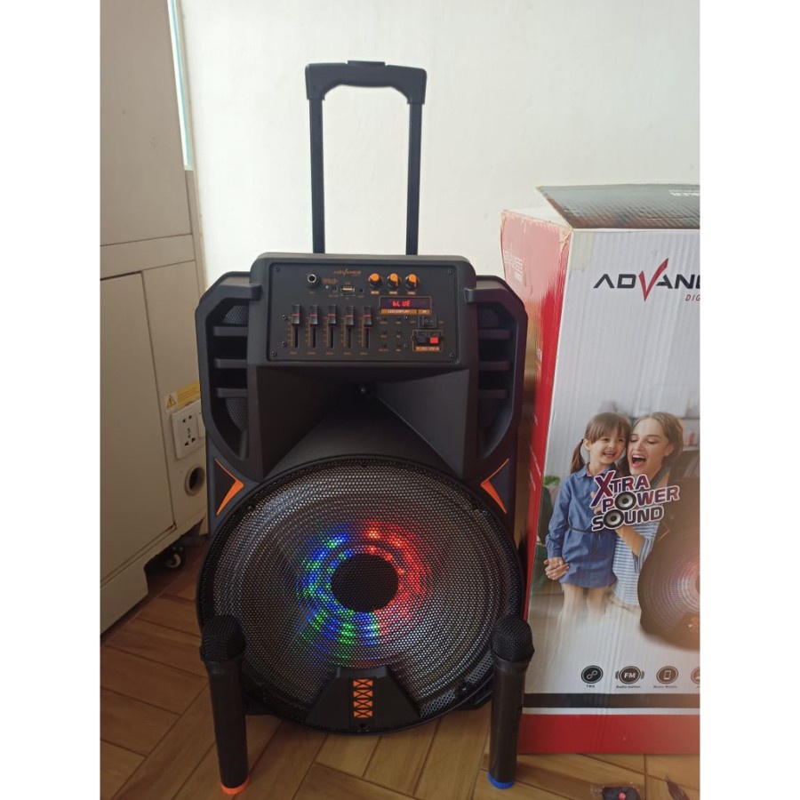 Advance K1506 Speaker Meeting Bluetooth 15 Inch Free 2 mic wirelles