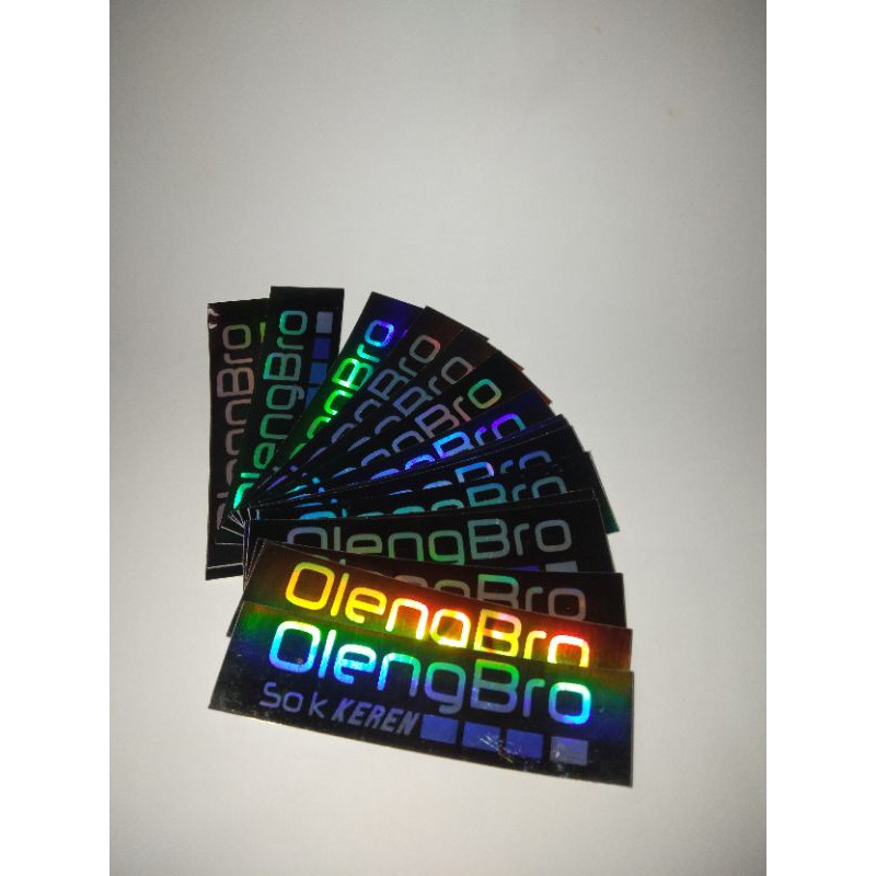 

Stiker Hologram ( Oleng Bro )