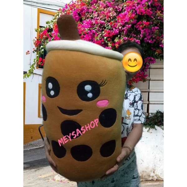 Boneka BOBA Bubble Milk Tea JUMBO besar