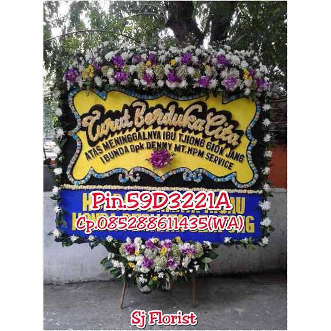 

Upate Bunga Papan Pesan Turut Berduka Cita QR0437
