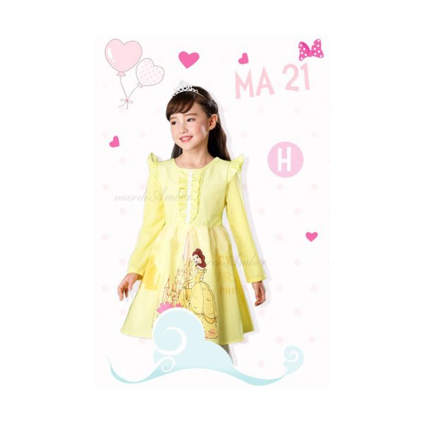 DRESS ANAK PRINCESS BELLE MA 21 H