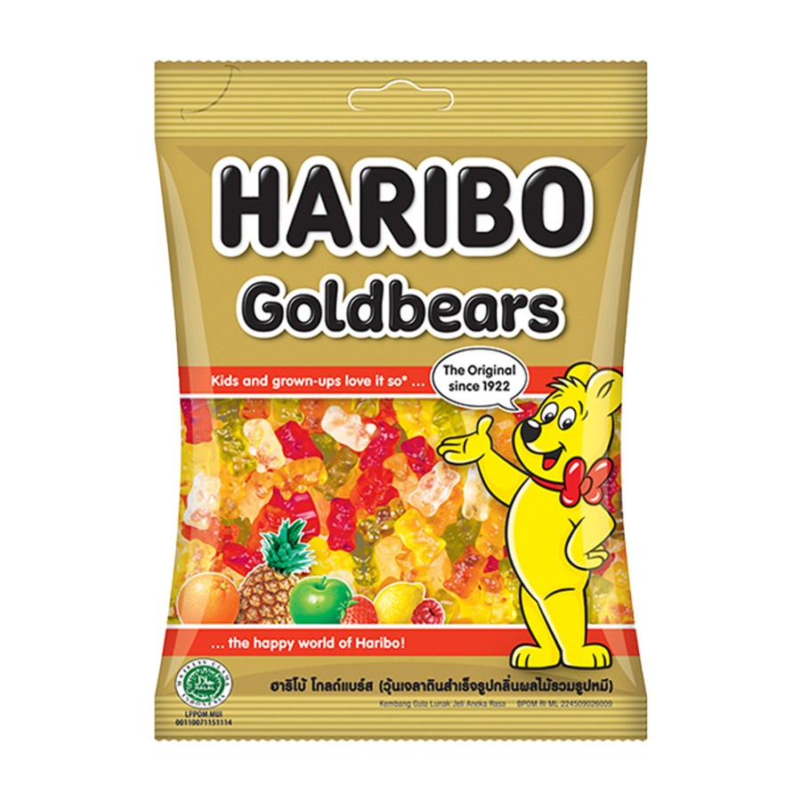 

Haribo Gold Bear Gummy Candy / Permen Haribo Jelly / Jelly Bear