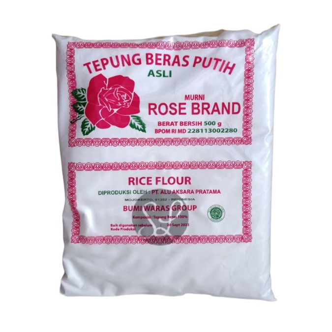 Tepung Beras Murni Rose Brand 500gr / Rose Brand 500gr Tepung