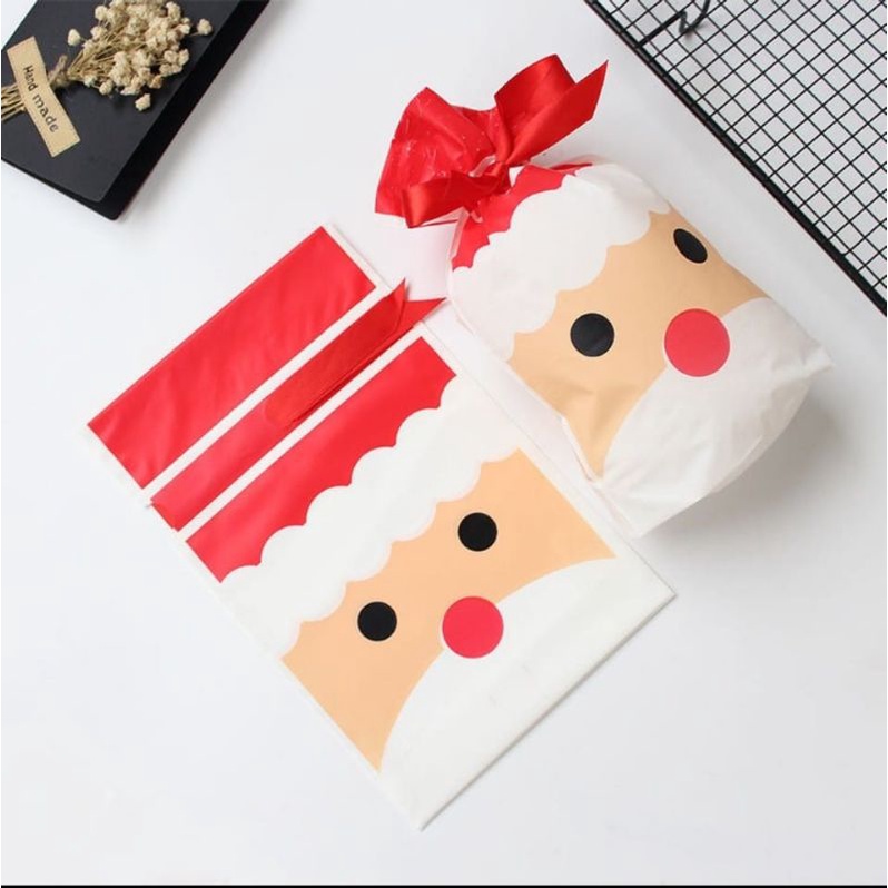 ( 5 pcs  ) Goodie bag christmas  kemasan hadiah Natal / kemasan souvernir