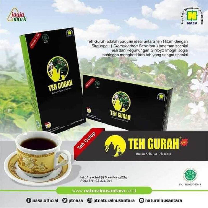 

TEH GURAH NASA/TEH GURAH HERBAL/TEH PENGHILANG DAHAK