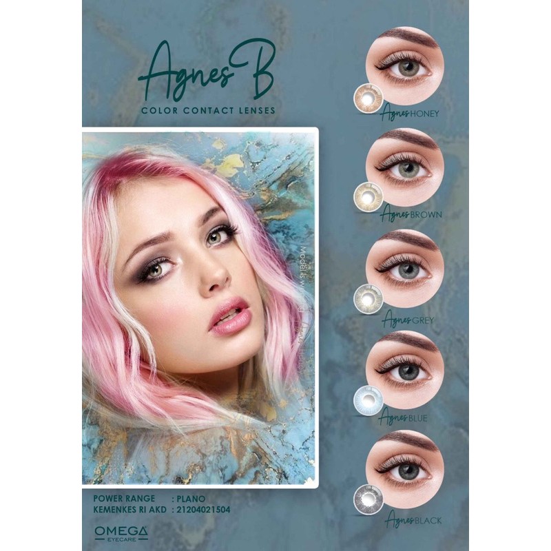 Softlens AGNES B NORMAL 14.50mm / FREE LENSCASE - KASIMURA