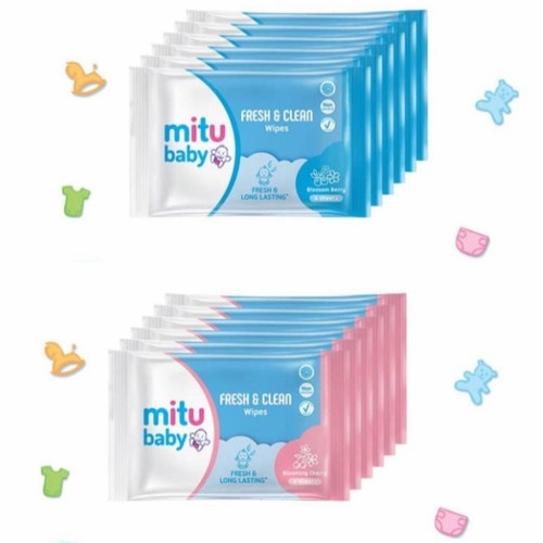 MITU TISU BASAH BABY SACHET @4 SHEETS