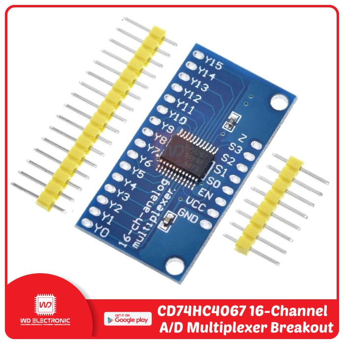 CD74HC4067 16-Channel Analog Digital Multiplexer Breakout board